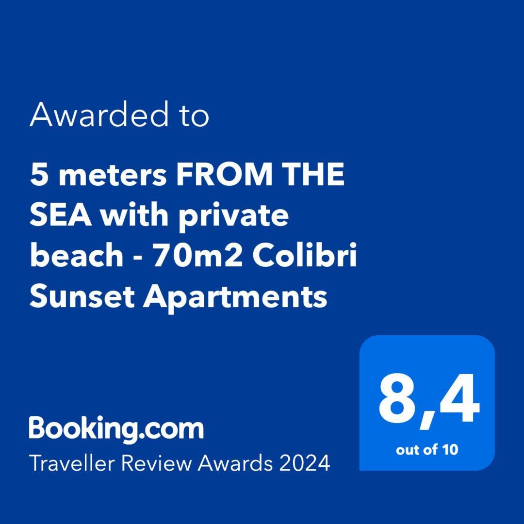 5 Meters From The Sea With Private Beach - 70M2 Colibri Sunset Apartments Sveti Petar  Exterior foto